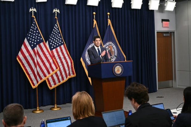 Federal Reserve Chairman Kevin Warsh on Wednesday. Federal Reserve Chairman Kevin Warsh on Wednesday.