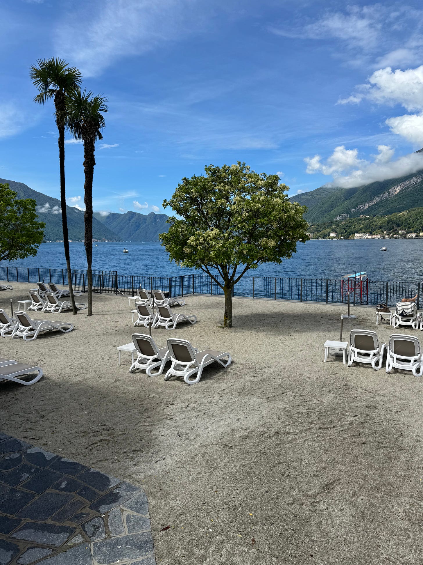 Grand Hotel Villa Serbelloni private beach