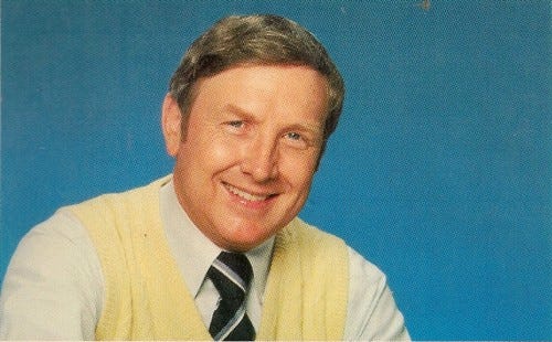 Head and shoulders photo of James Dobson that appeared on the cov of the 1985 paperback edition of his book "The Strong-Willed Child."