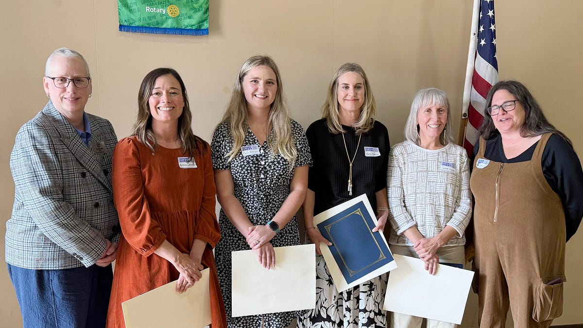 Rotary Foundation honors four Teachers of the Year