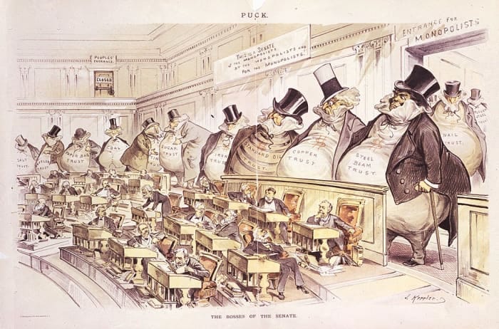 Cartoon of political cartoons of people in a room

AI-generated content may be incorrect.