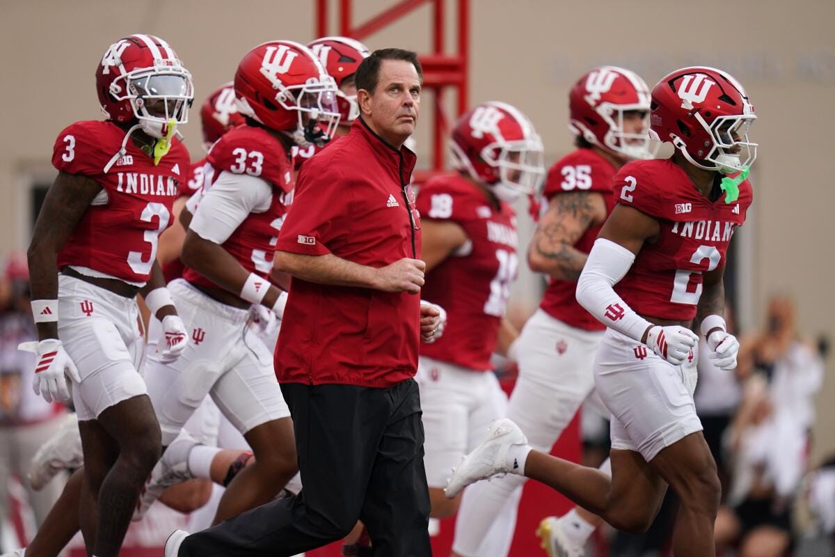 Indiana's Curt Cignetti praises UCLA football as 'undefeated' - Los Angeles  Times