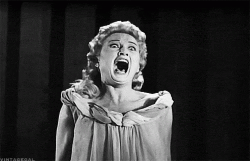 Scary Screaming GIF - Scary Screaming Black And White - Discover ...