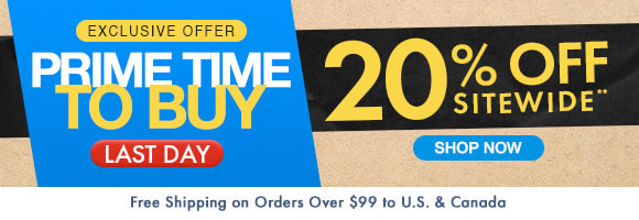 Exclusive Offer - Prime Time To Buy: 20% Off Sitewide** Exclusive Offer - Prime Time To Buy: 20% Off Sitewide**