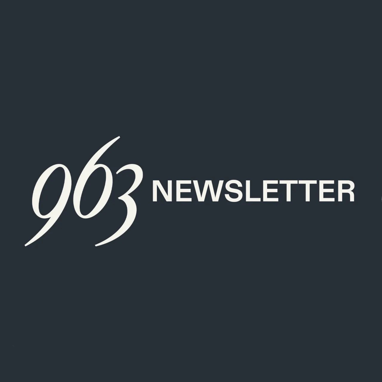 963: A HIGH FREQUENCY NEWSLETTER
