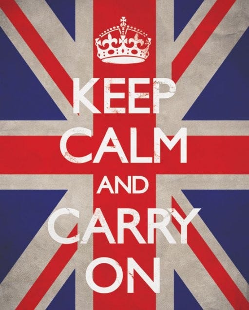 Poster Keep calm & carry on - union | Wall Art | 3+1 FREE | UKposters