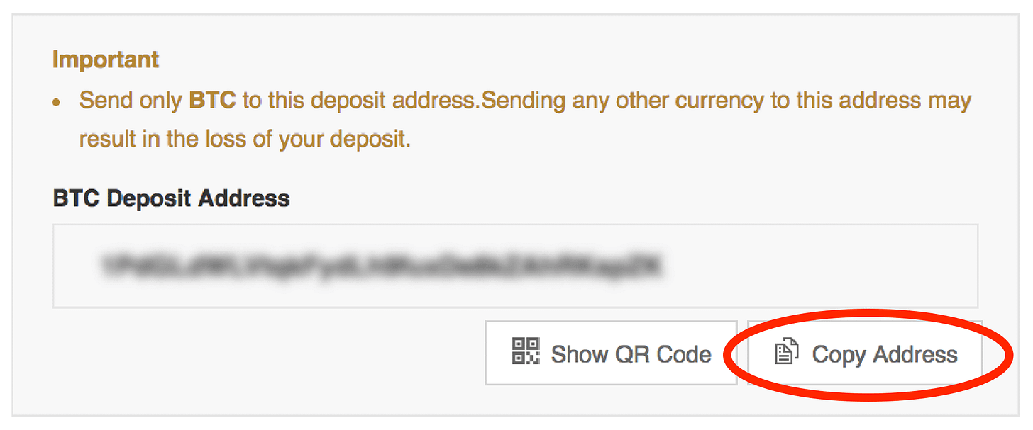 Binance-Copy-BTC-Address