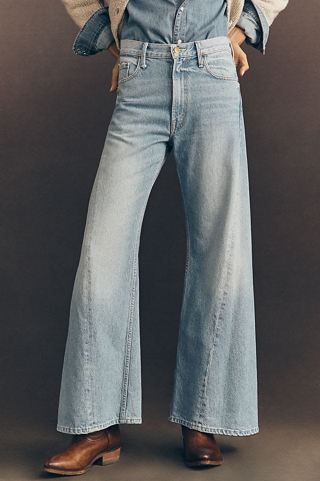 MOTHER Lemon Twist High-Rise Wide-Leg Skimp Jeans #1 MOTHER Lemon Twist High-Rise Wide-Leg Skimp Jeans #1