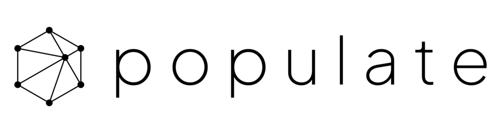 Populate website logo