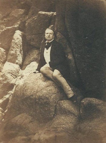 Victor Hugo dans le rocher des Proscrits, Jersey by Charles-Victor Hugo on  artnet