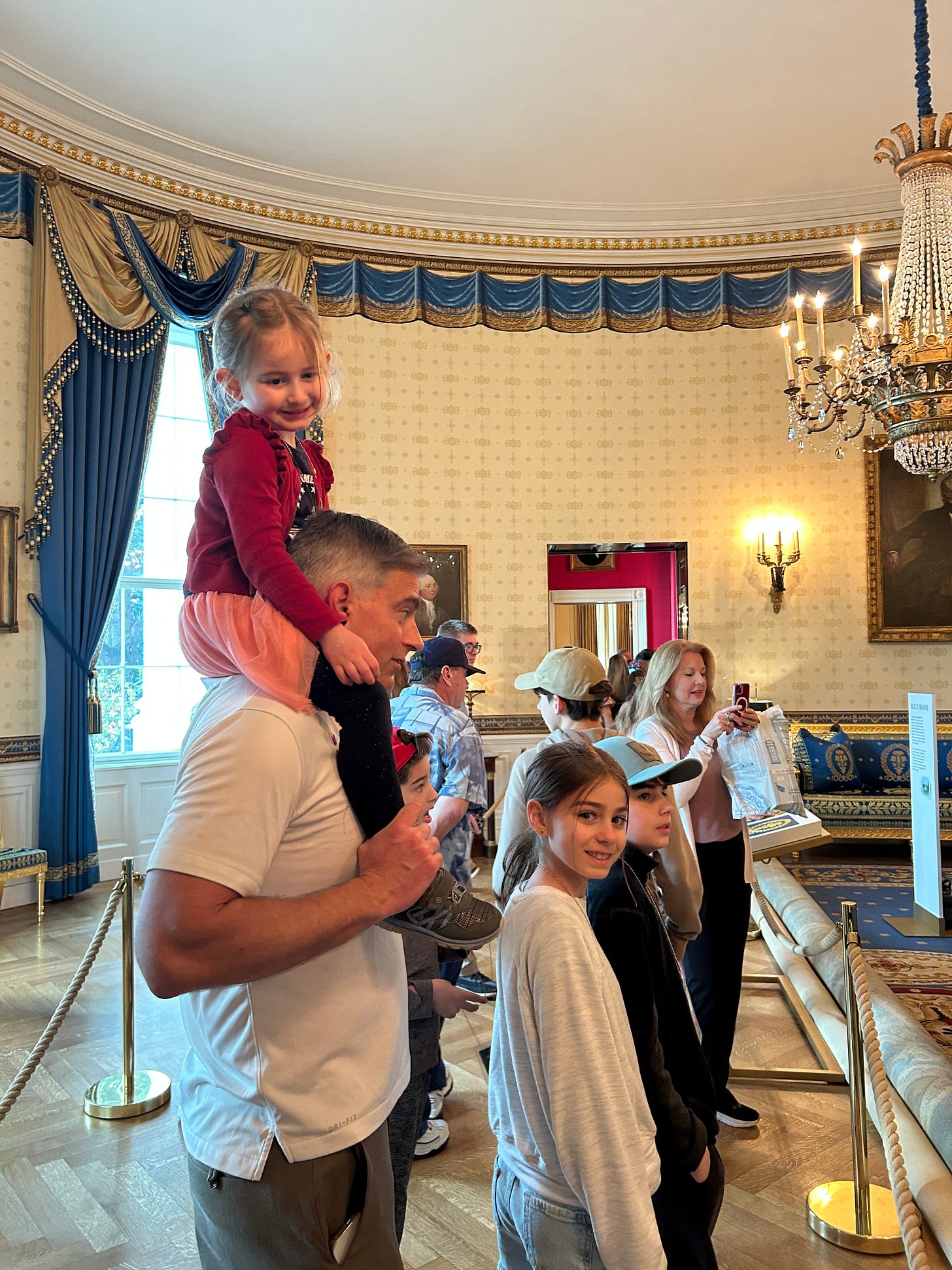 Family White House tour over Spring Break