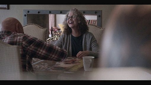 Walker Abeline laughing with Bonham and family. Walker Abeline laughing with Bonham and family.