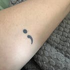 Semi;Colon: A Grief Tattoo Story