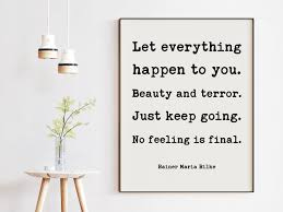 Rainer Maria Rilke Quote Typography Art ...