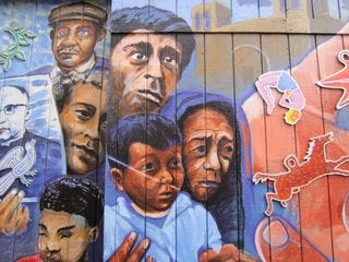 A - Murals - richly painted mural A - Murals - richly painted mural