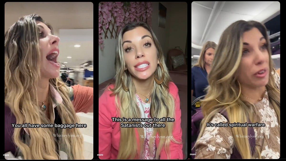 Annoying Florida Woman Preaches On Airliners, Gets Kicked Off, Seeks Martyrdom Or TV Gig