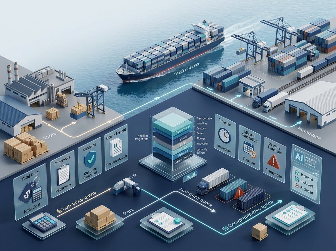 Freight Forwarder Comparison for China to USA Imports Freight Forwarder Comparison for China to USA Imports