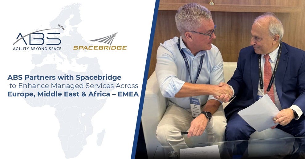 ABS and SpaceBridge to join forces to strengthen managed services across  Europe and MEA - Teletimes International