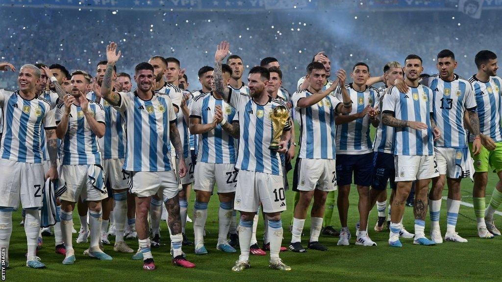 Laureus Sport Awards: Lionel Messi & Argentina World Cup team win Laureus  awards - BBC Sport
