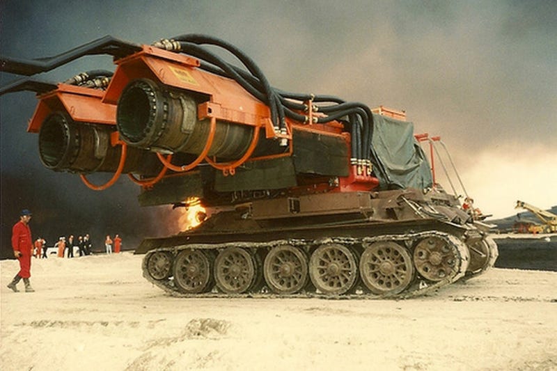 Two Jet Engines, One Tank, and the Physics of Smothering an Inferno
