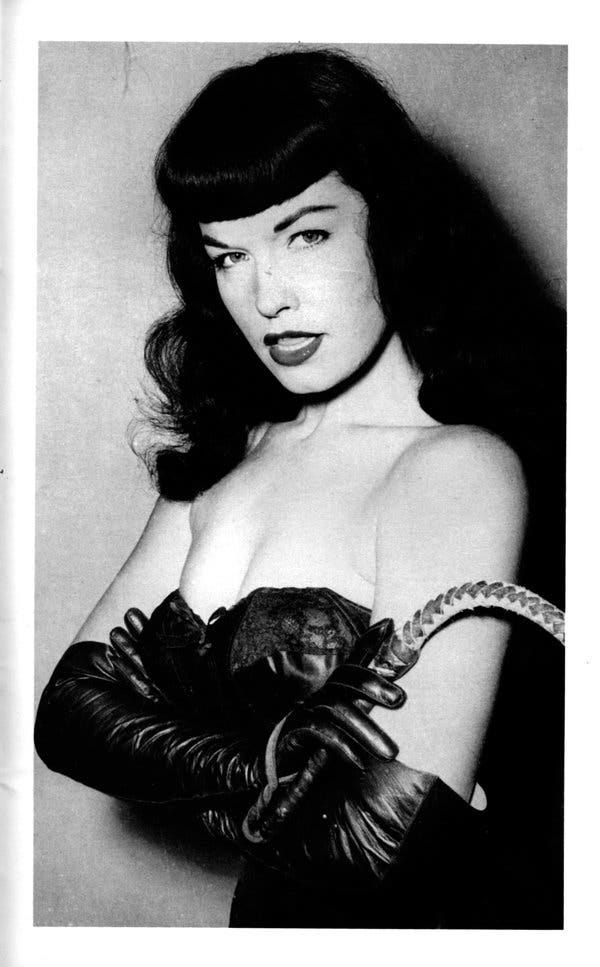 Bettie Page Reveals All,' About the Queen of Curves - The New York Times