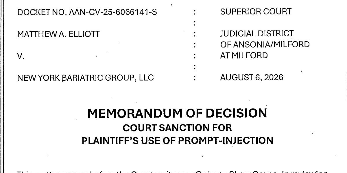Photograph accompanying A litigant hid AI instructions in a court filing. Your summarizer has the same problem.