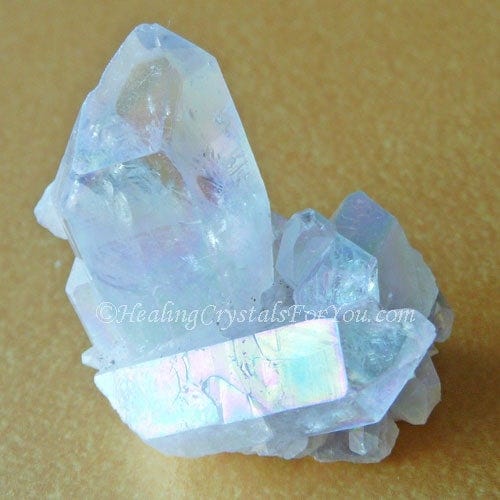 Angel Aura Quartz Crystal Cluster