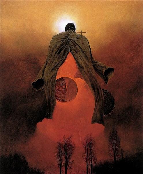 Untitled, 1976 - Zdzislaw Beksinski