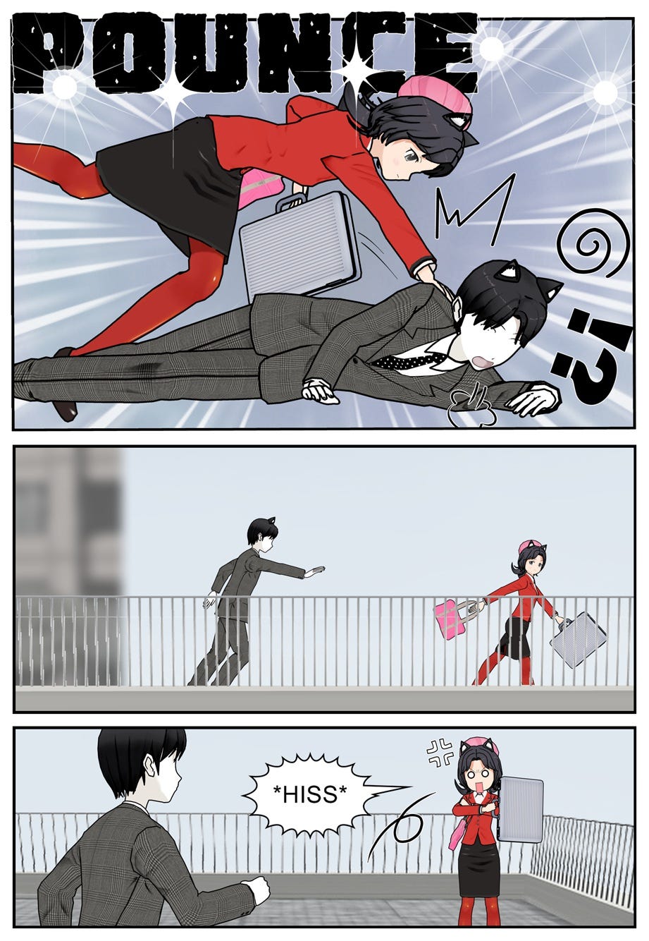 Pounce! Hiss!