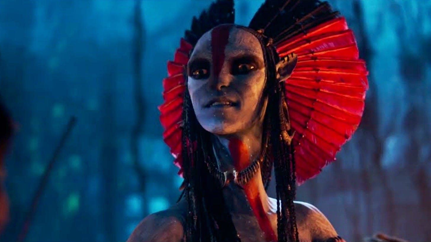 Varang, leader of the Ash People, in the Avatar: Fire and Ash trailer. Image: 20th Century Studios Varang, leader of the Ash People, in the Avatar: Fire and Ash trailer. Image: 20th Century Studios