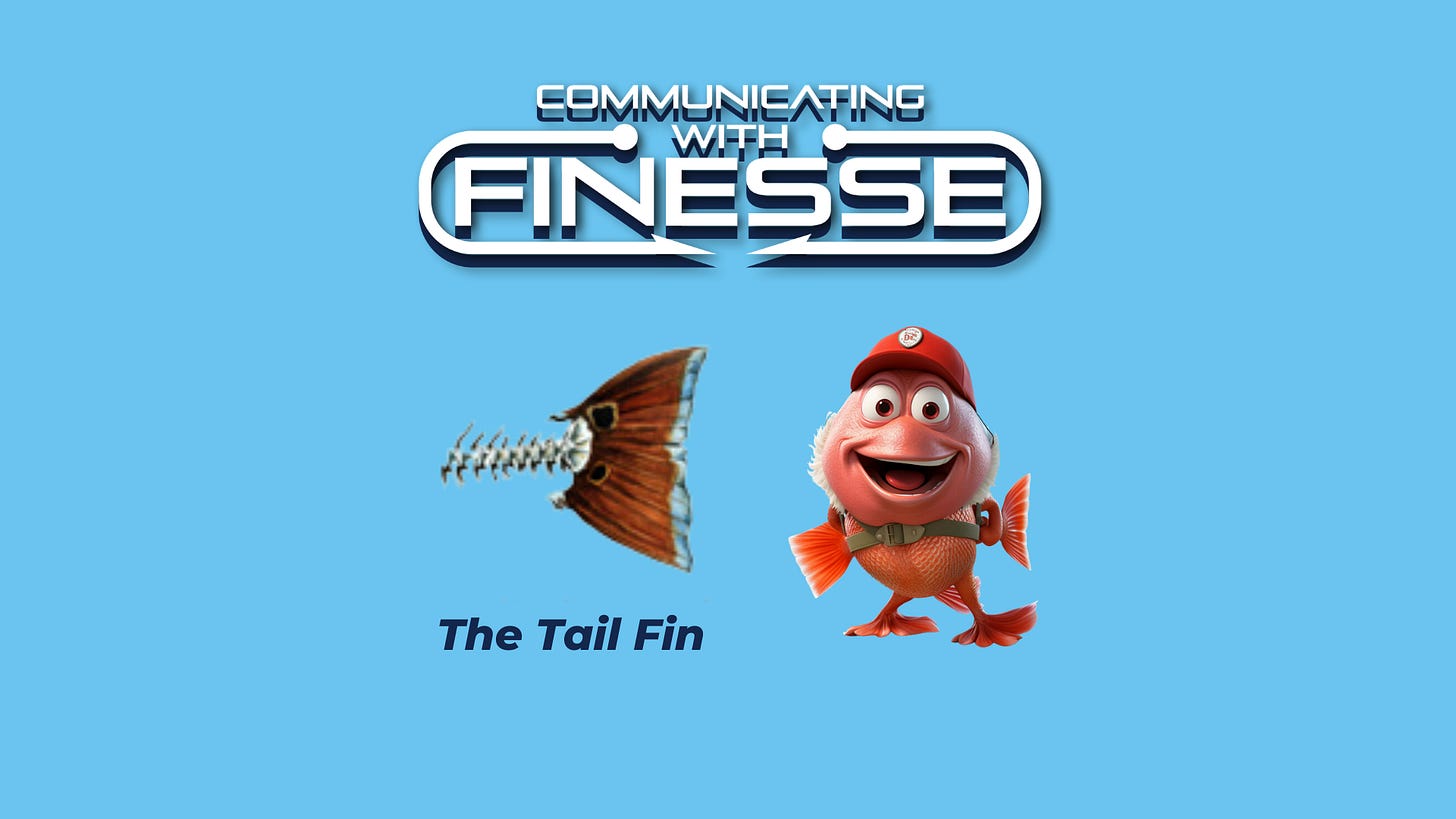Ethics represents the power provided in a fish’s tail fin. learn more about the tail fin of the FINESSE fishbone diagram.