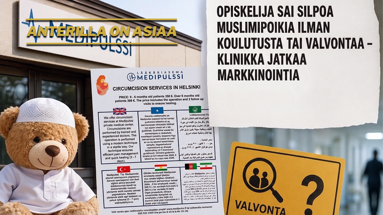 Samoihin aikoihin klinikalla paljastui vakava valelääkäriskandaali: ‘lääketieteen opiskelija’ suoritti muslimipoikien silpomisia käyttämällä veljensä, laillistetun lääkärin, tunnuksia silpoen muuten terveiden lasten sukupuolielimiä.