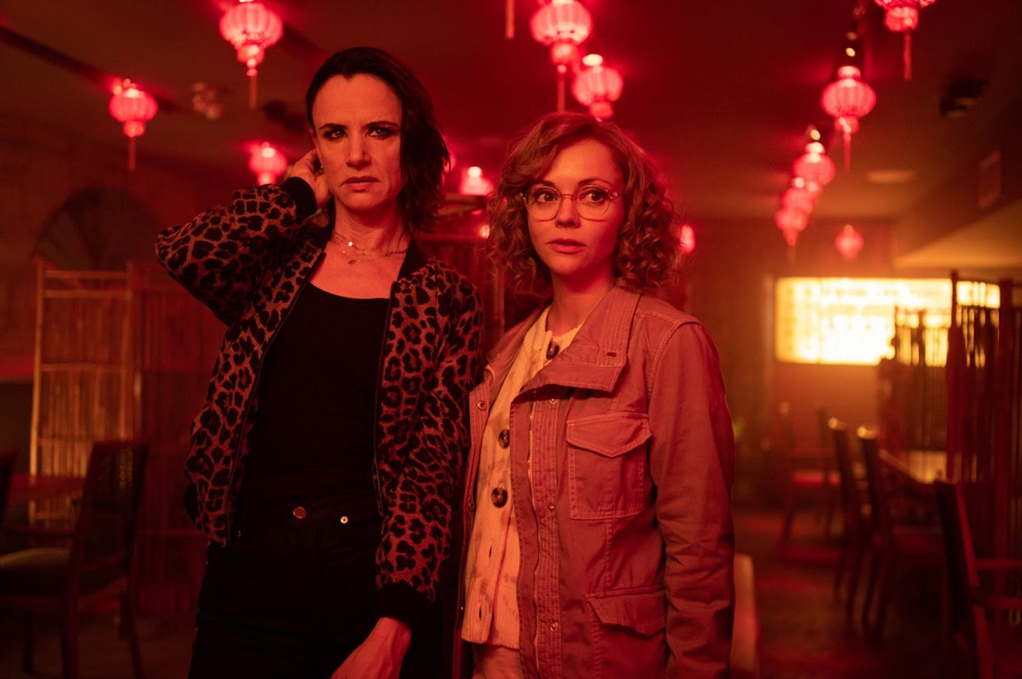Juliette Lewis and Christina Ricci in Yellowjackets