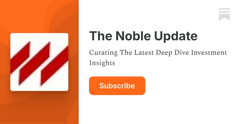 The Noble Update | Substack