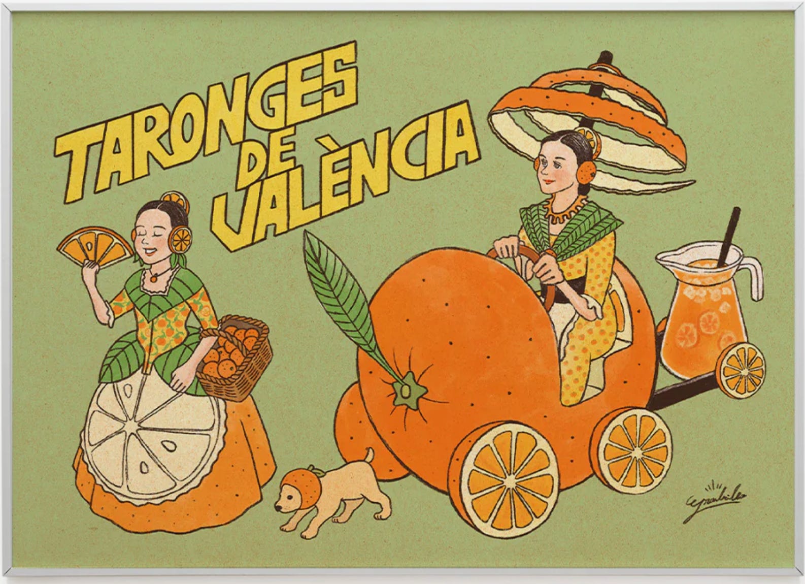 The Art of Spanish Oranges - by Blanca Valencia