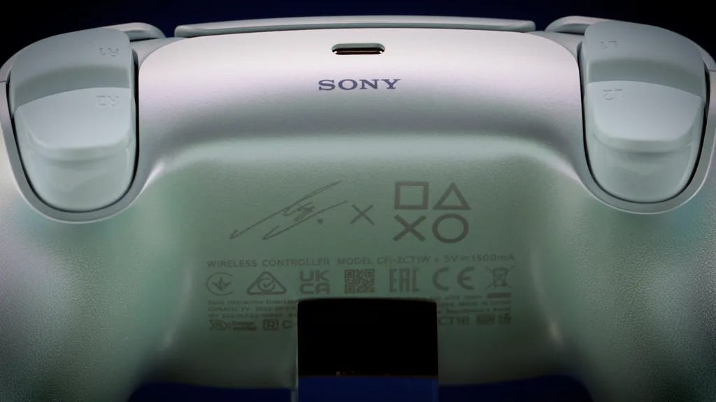 Lisa x PlayStation PS5 controller back