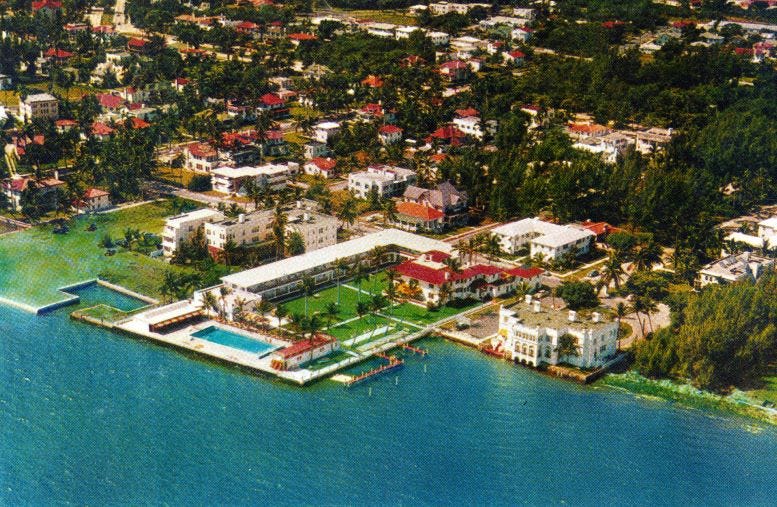 Figure 4: Postcard of an aerial shot of the Ocean Ranch Hotel. Courtesy of Casey M. Piket. Figure 4: Postcard of an aerial shot of the Ocean Ranch Hotel. Courtesy of Casey M. Piket.