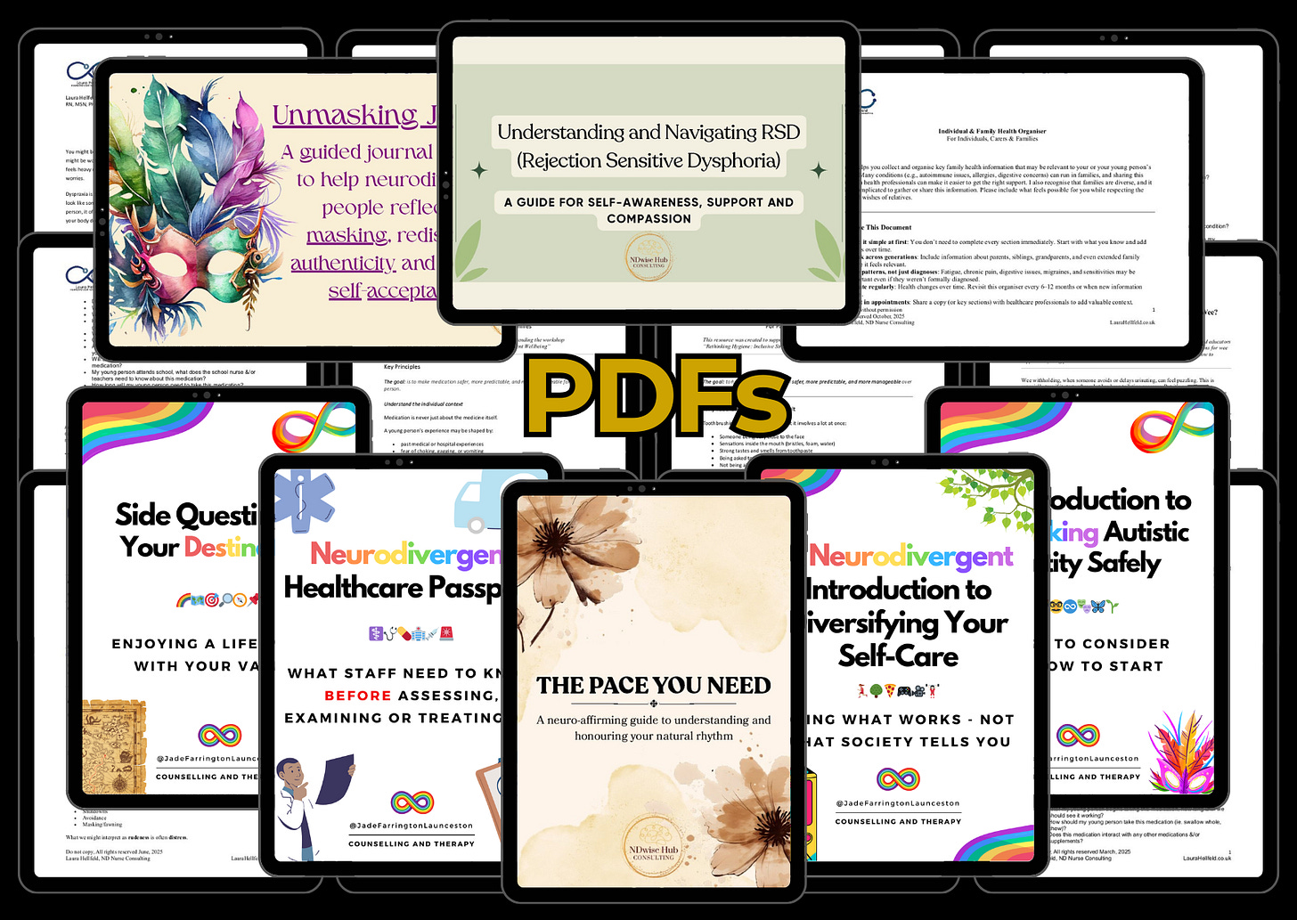 Covers of the PDFs