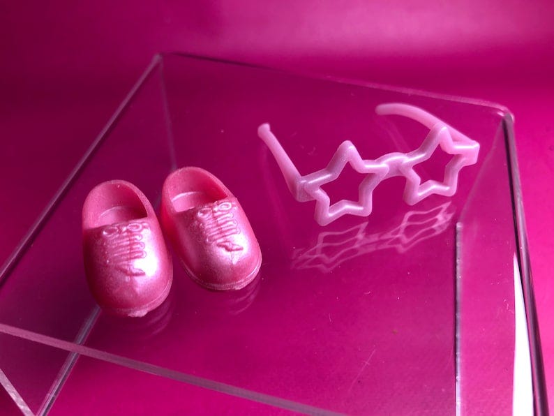 80s Moon Dreamers SPARKY DREAMER doll accessories Sneakers image 1