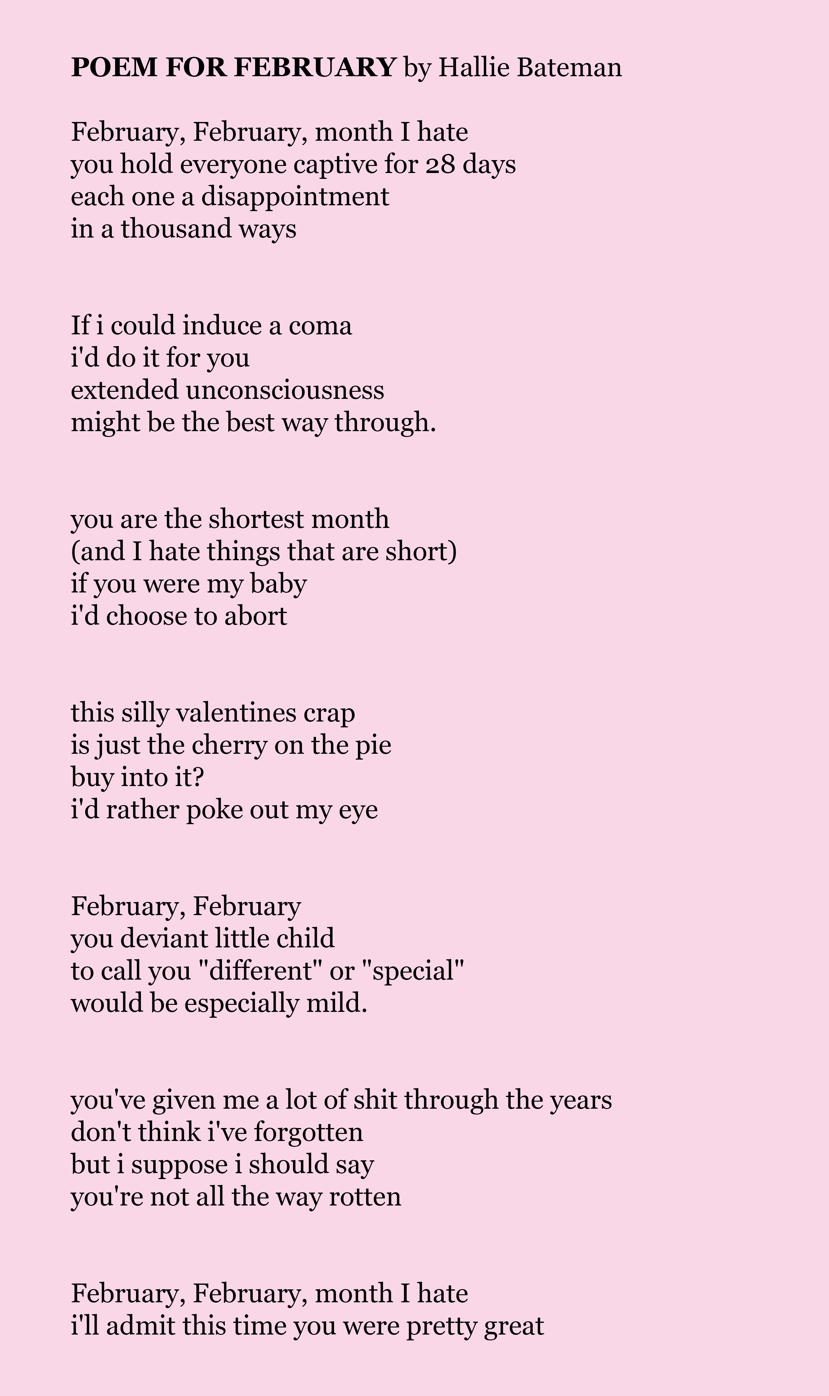 I wrote him a poem. He immediately dumped me., image size:2700x4543