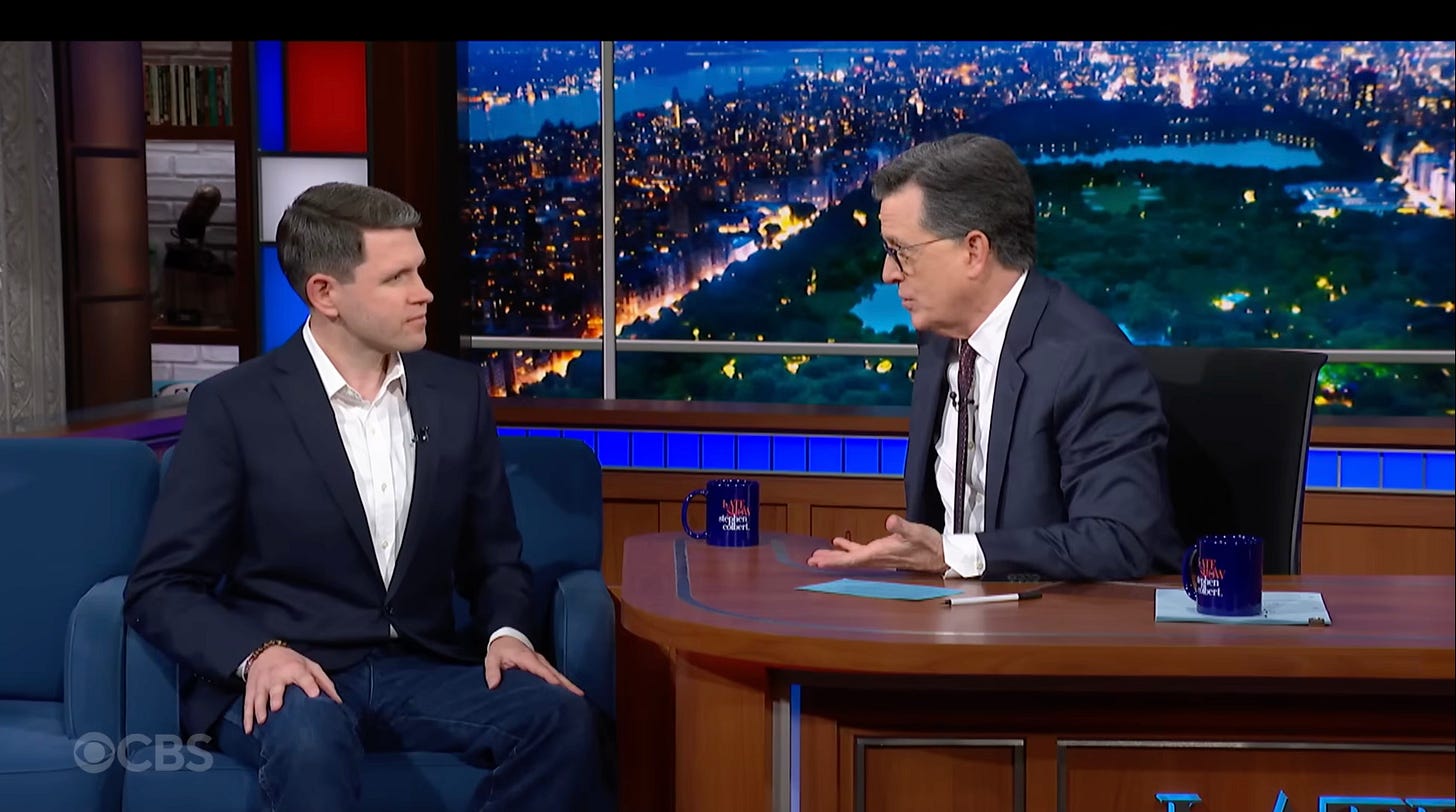 After an FCC Warning to CBS, Stephen Colbert’s Interview With a ...
