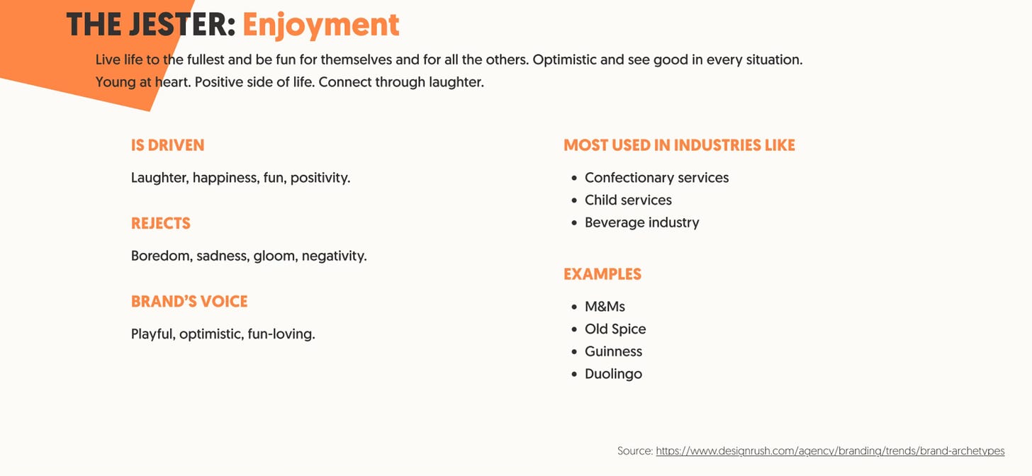 The Jester Brand Archetype