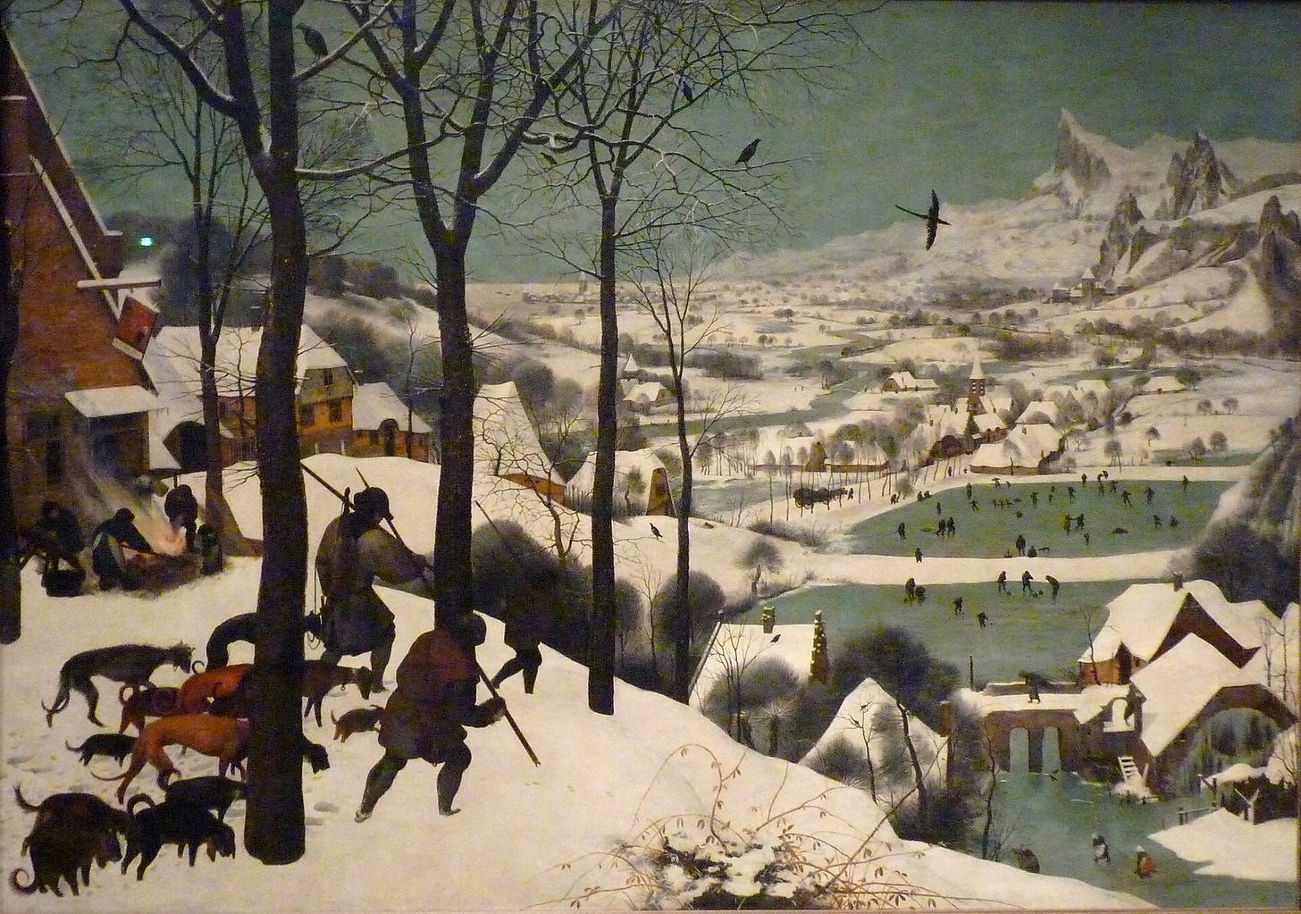 Hunters in the Snow painting Bruegel Hunters in the Snow painting Bruegel