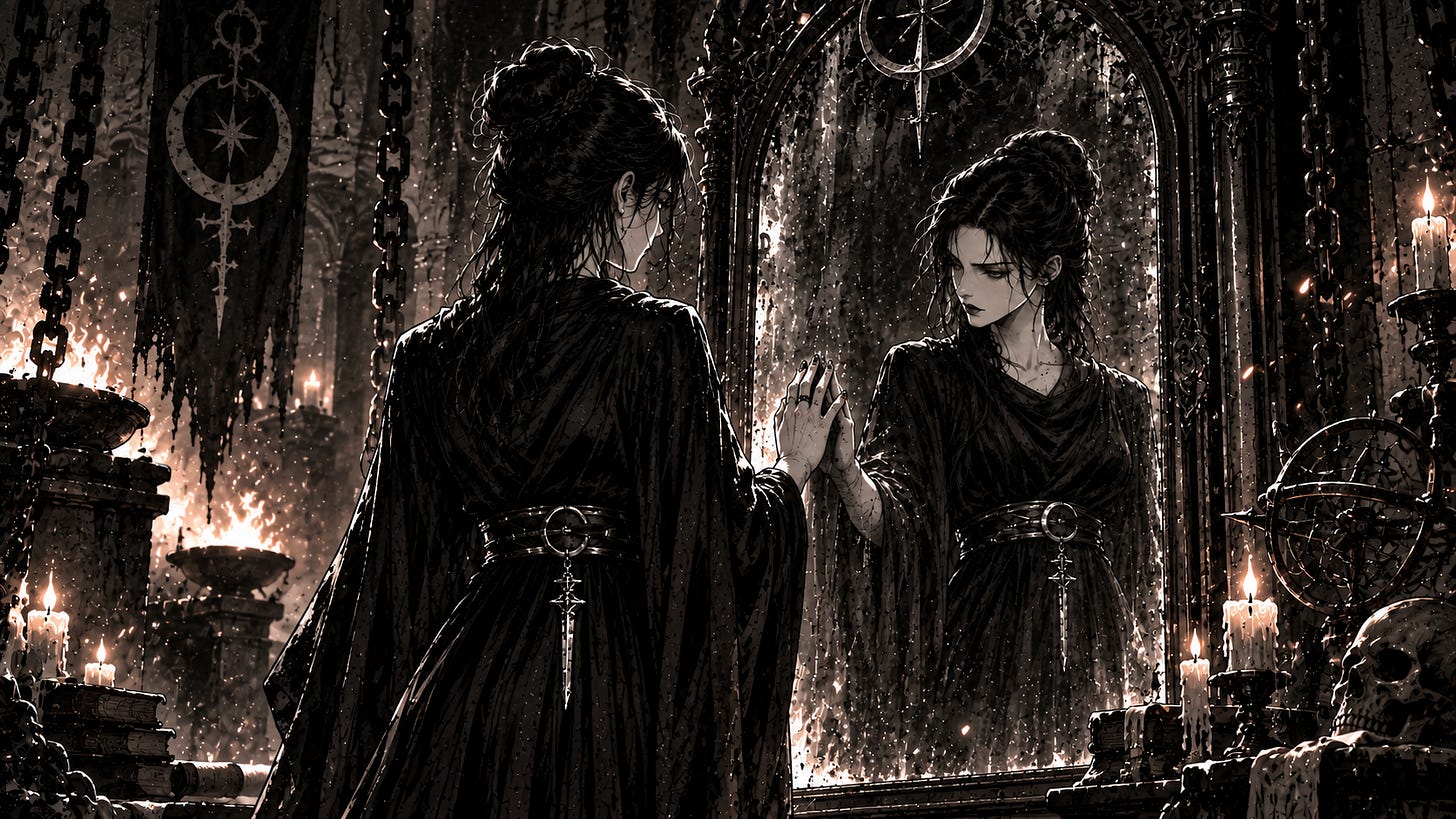 A civilization before the mirror🪞