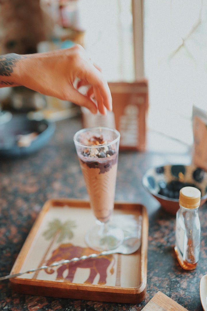 High protein dessert made using Mille protein