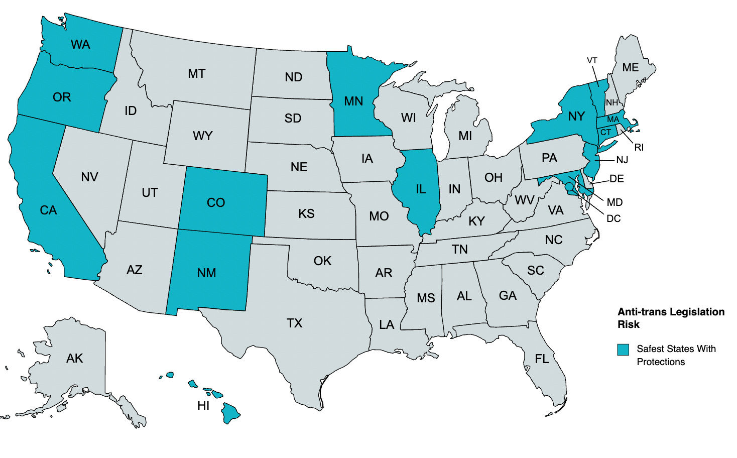 May Anti-Trans Legislative Risk Map - by Erin Reed