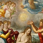 Why was Christ’s Baptism chosen as the moment of a divine theophany?