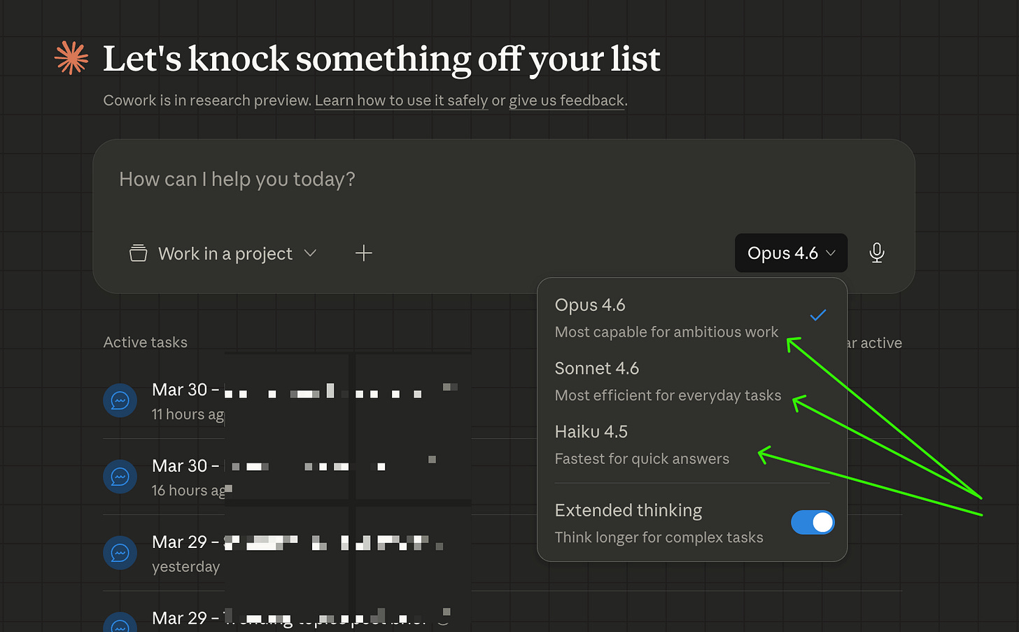 Claude CoWork Model Changing from Sonnet to Haiku to Opus