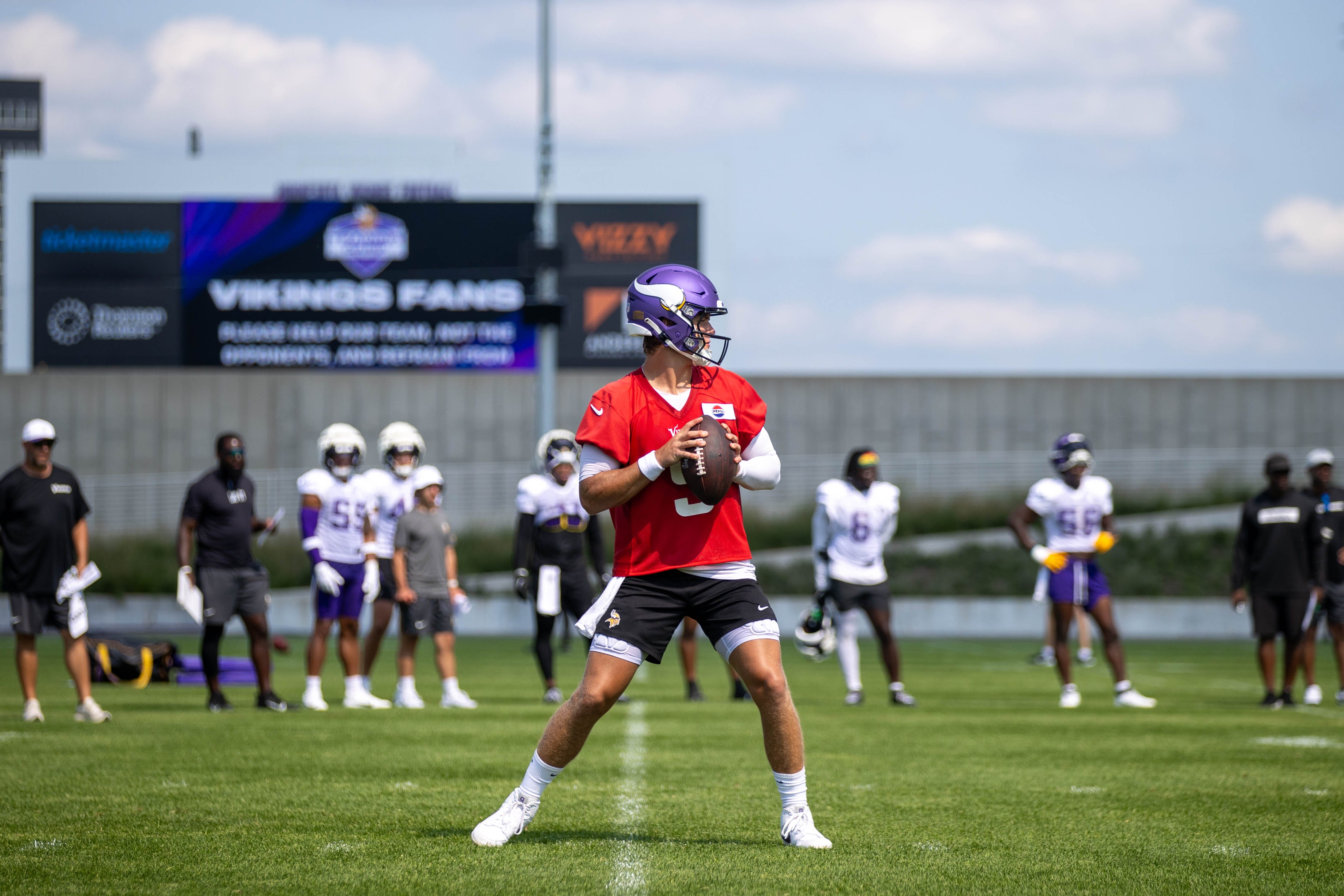 Vikings Camp Journal: Joint practice, Day 1