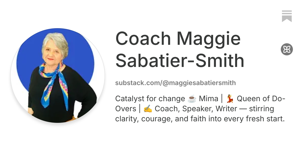 Coach Maggie Sabatier-Smith | Substack
